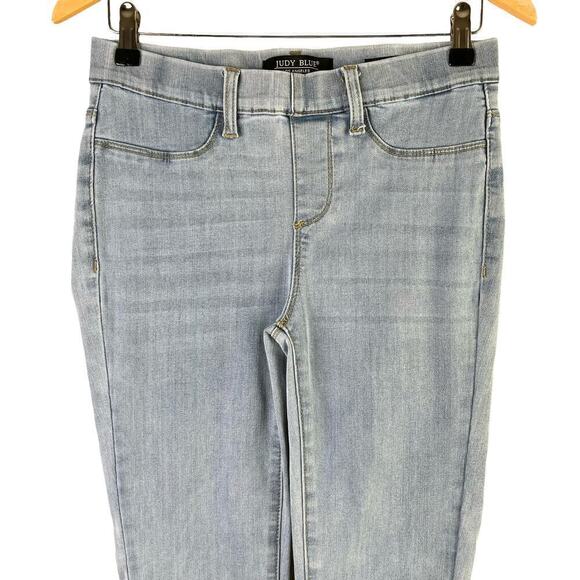 Judy Blue‎ Pull-On Skinny Fit Jeans in Light Blue Wash, Size 7/28 - Picture 3 of 10